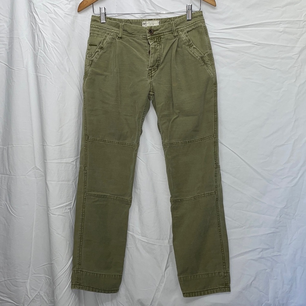 Free People Army Green Utility pants